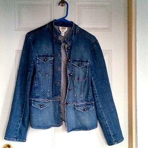 Talbots jean jacket size 12 jean jacket